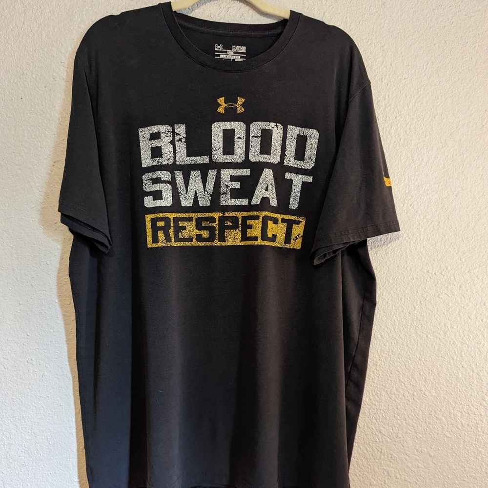 Under Armour Blood Sweat Respect Tee Shirt XL